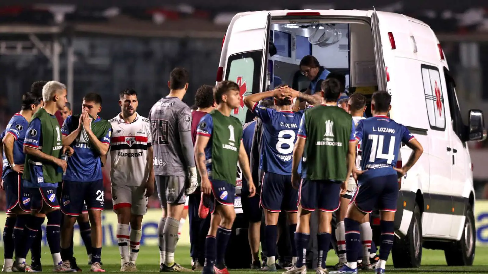 سقوط لاعب ناسيونال بطل أوروغواي