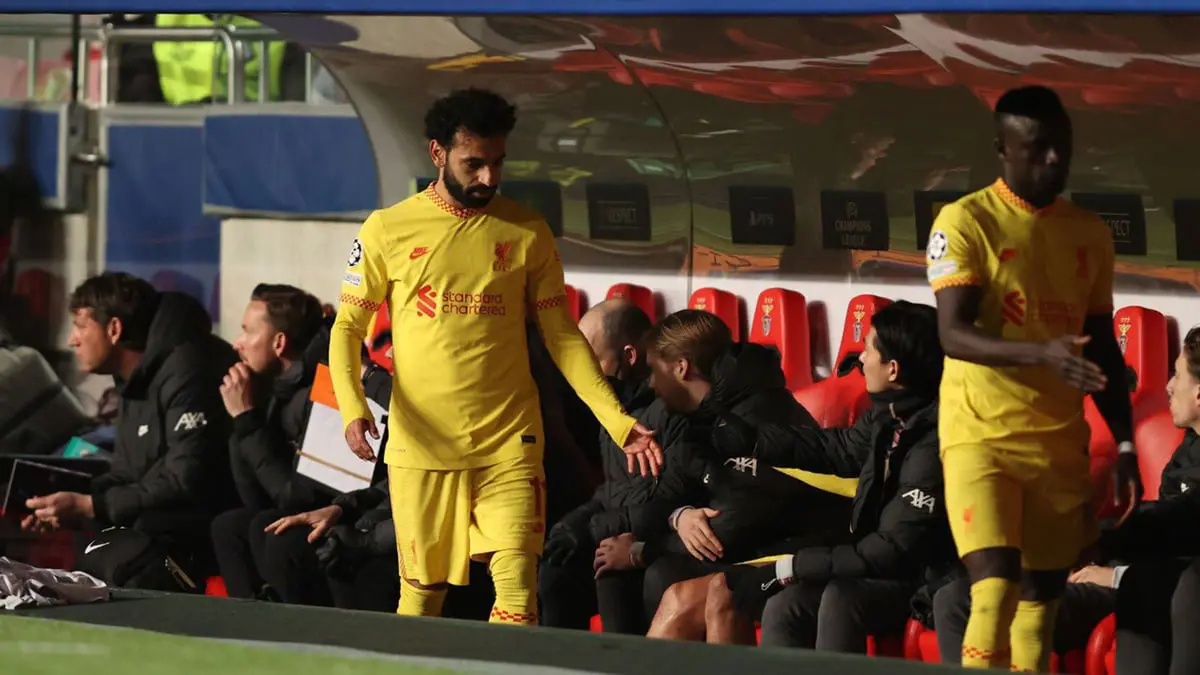 كلوب يتحدث عن استبدال محمد صلاح أمام بنفيكا.. وساديو ماني يعادل رقما لكريستيانو رونالدو