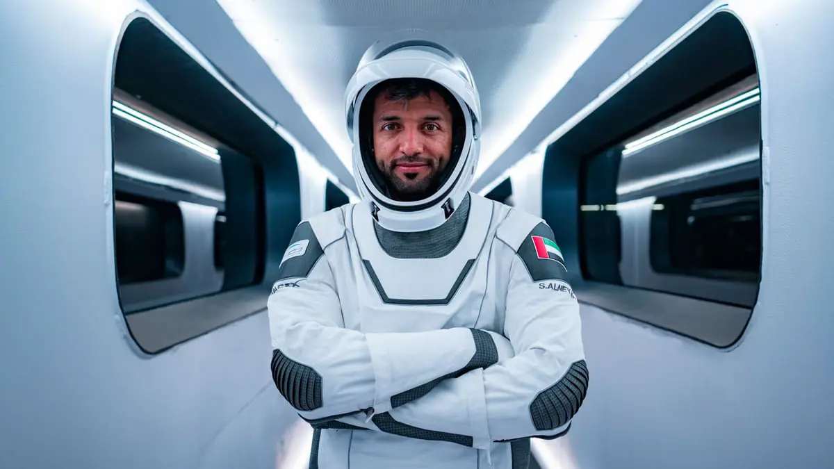 كيف احتفل رائد الفضاء الإماراتي سلطان النيادي مع الأردنيين بعيد استقلال المملكة؟