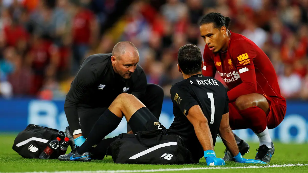 يورغن كلوب يتوقع غياب أليسون باكير عن مباراة ليفربول وتشيلسي في السوبر الأوروبي