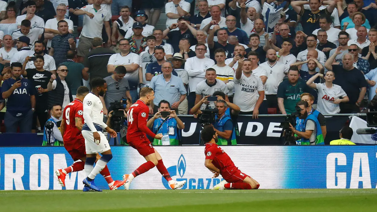 شاهد هدف محمد صلاح خلال مباراة ليفربول وتوتنهام (فيديو)