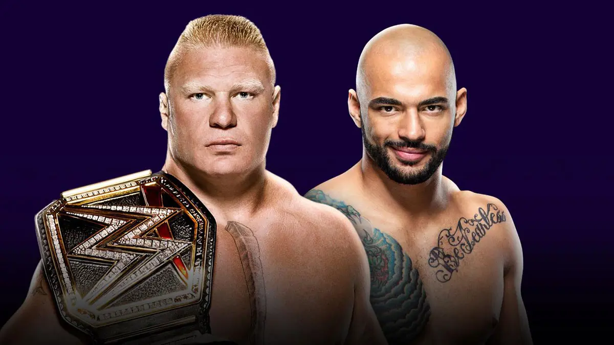 تحديد موعد مواجهة ريكوشيه ضد بروك ليسنر على لقب WWE في عرض "سوبر شوداون" بالسعودية