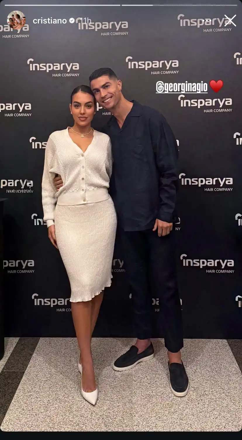 كريستيانو رونالدو وجورجينا