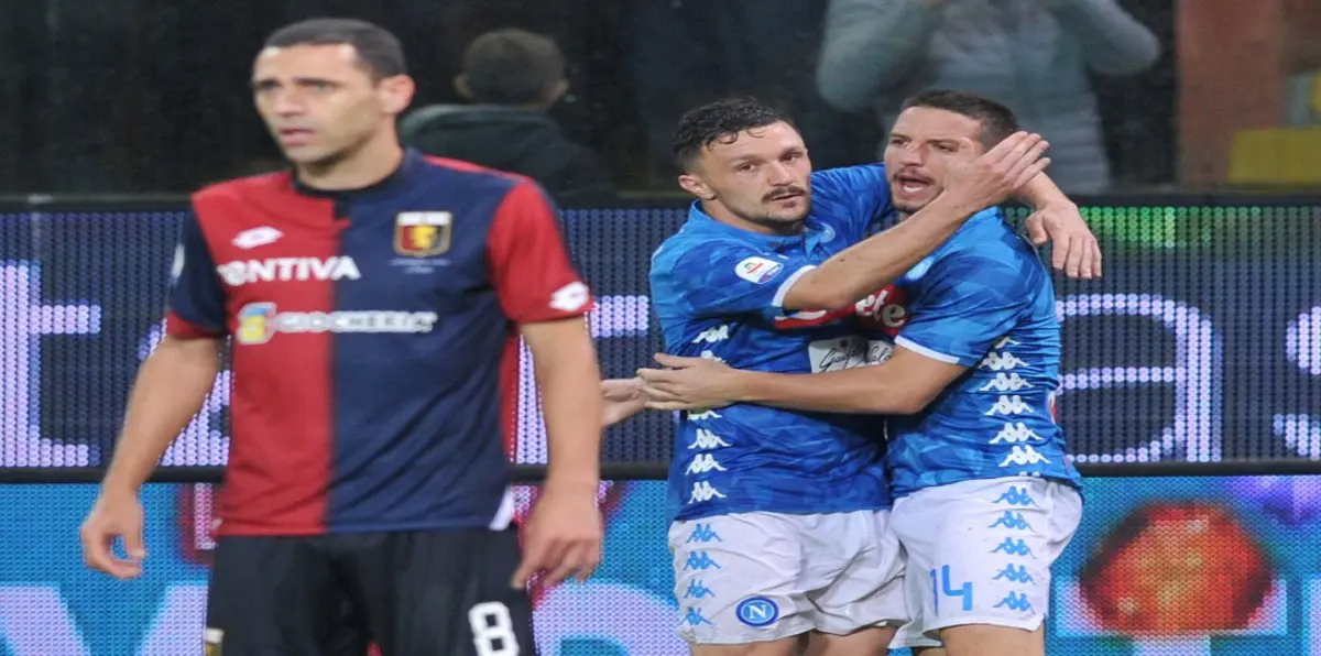 نابولي يخطف فوزًا ثمينًا من جنوى ويطارد يوفنتوس في ترتيب الدوري الإيطالي (فيديو)