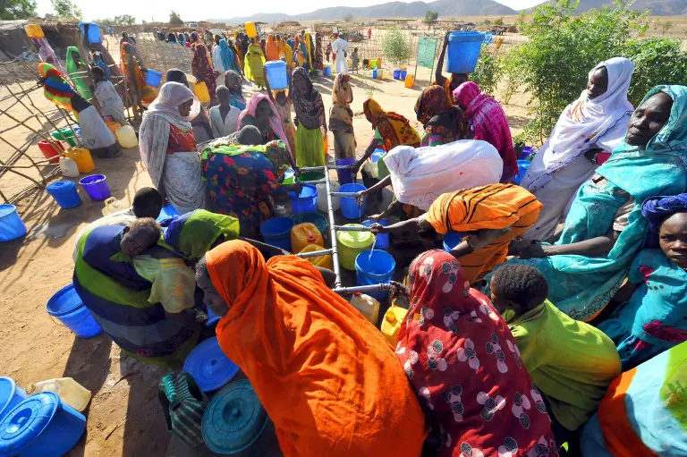  مخيم جبل للاجئين السودانيين شرق تشاد