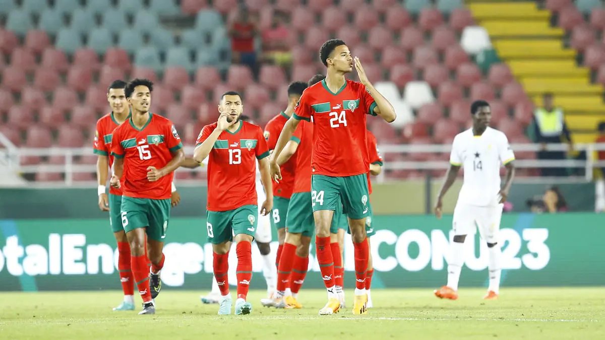 أمم أفريقيا تحت 23 عامًا.. المغرب يكتسح غانا بخماسية ويتأهل إلى نصف النهائي