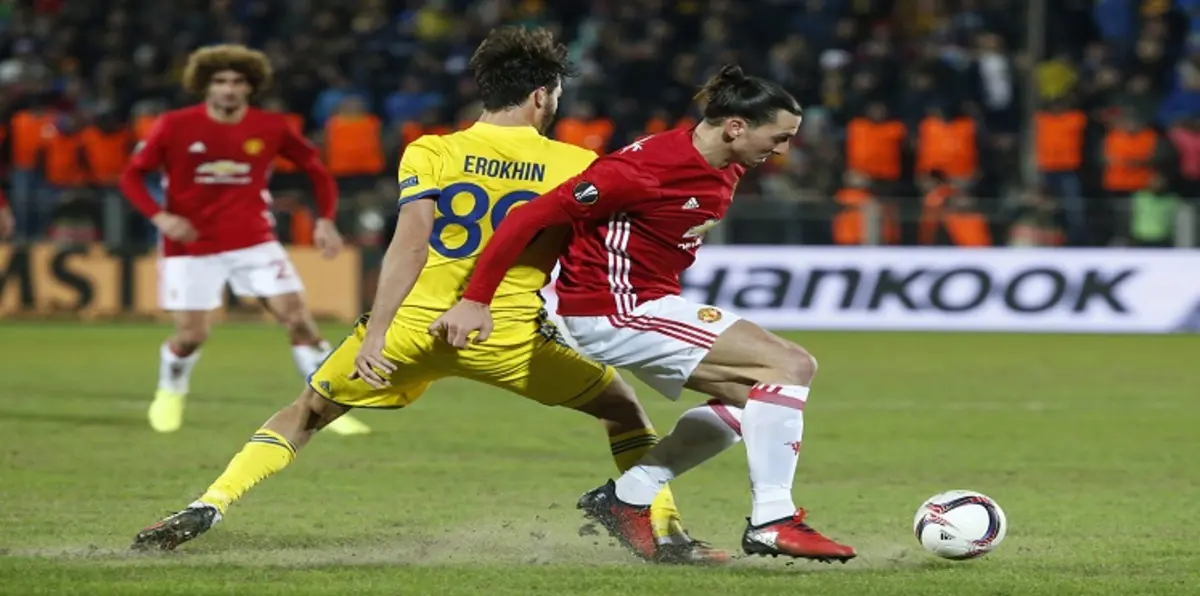مانشستر يونايتد يعود بالتعادل مع روستوف في الدوري الأوروبي