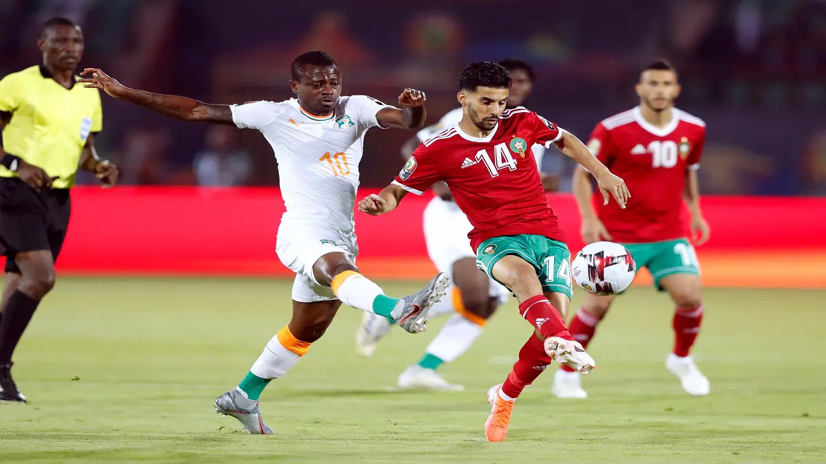هدف مباراة المغرب وساحل العاج.. 1/0 لأسود الأطلسي (فيديو)