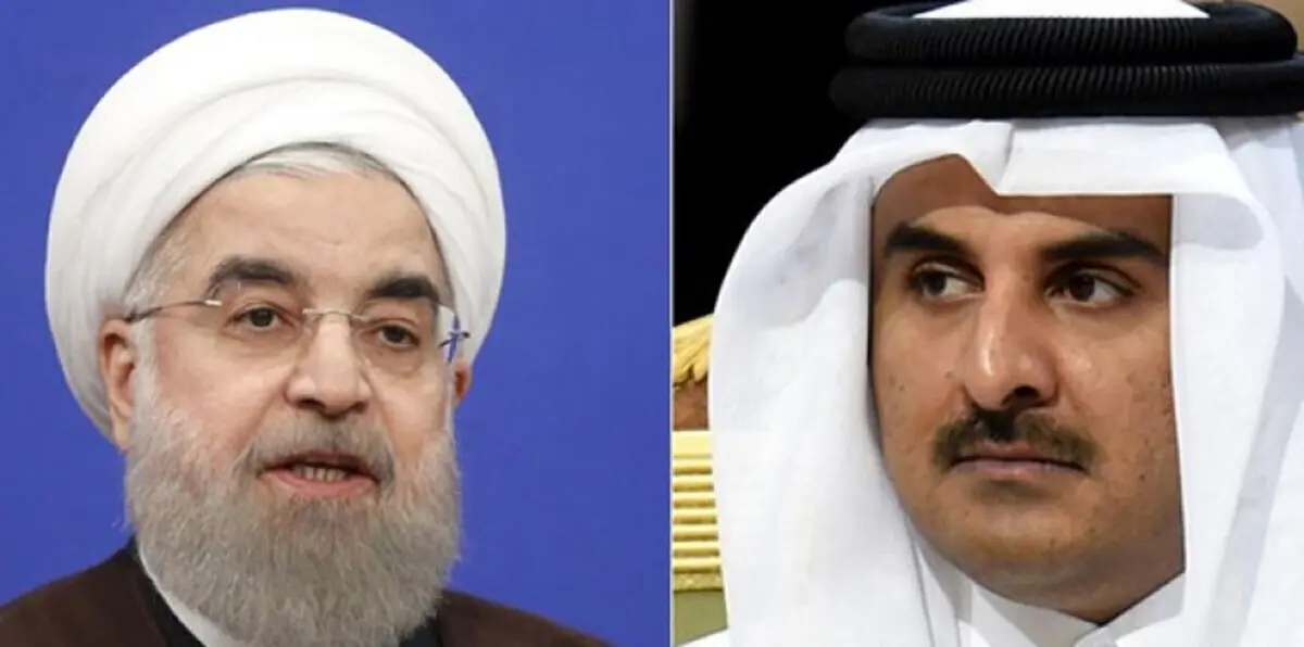 وسط تكتم على فحواها.. روحاني يبعث رسالة شفوية لأمير قطر