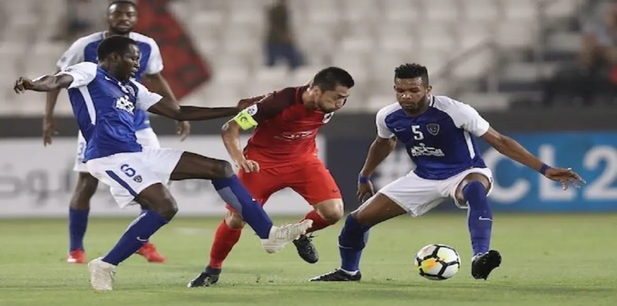 هل قصد مهاجم الريان السخرية من نادي الهلال السعودي؟ (صور)