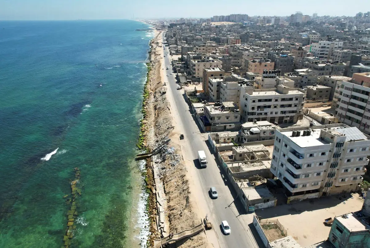 بدء الاستعدادات لإنشاء الميناء المؤقت في غزة (صور)‎