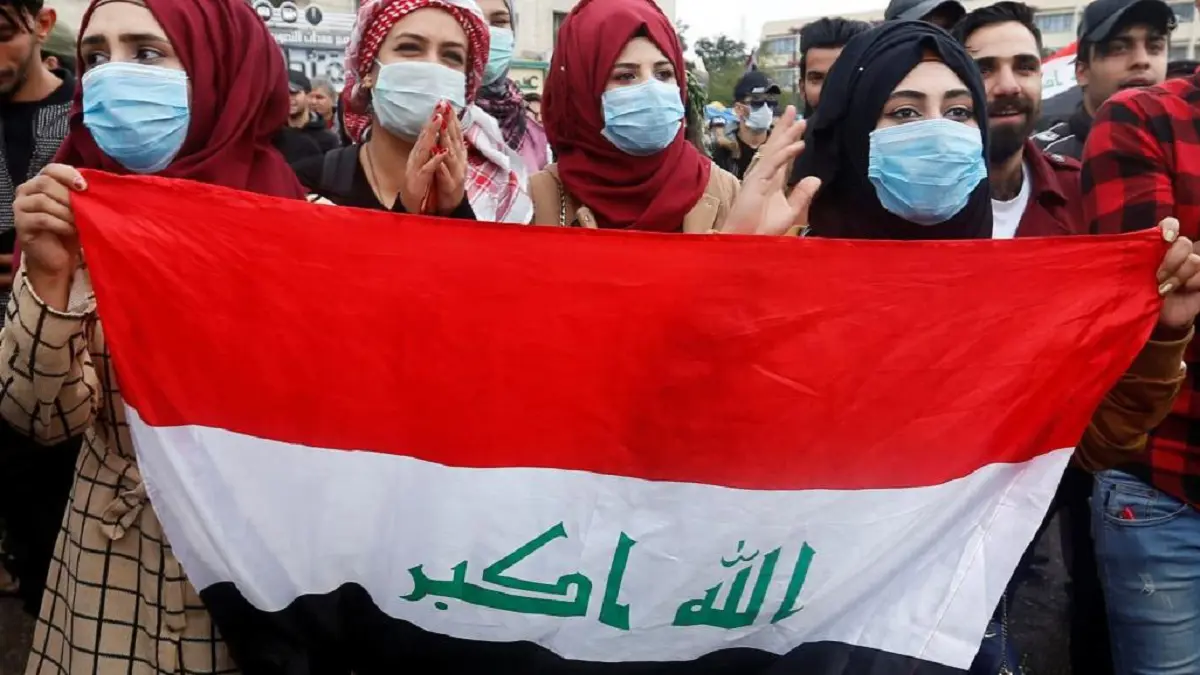 متظاهرون عراقيون: لا نخشى "كورونا" .. الفيروس الحقيقي هو السياسيون (فيديو)