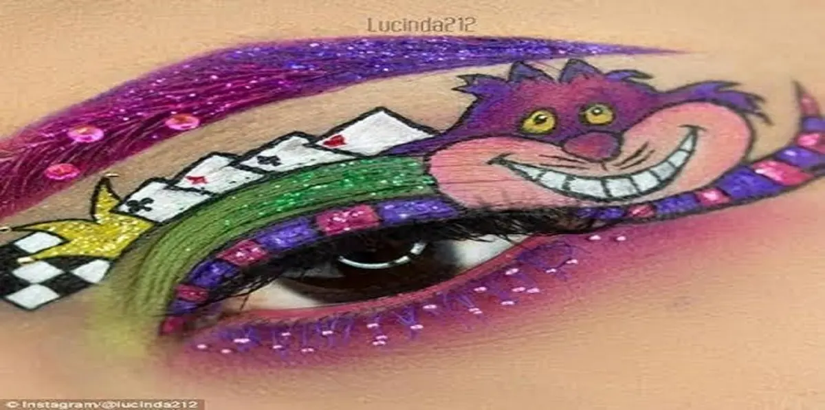 شخصيات ديزني "3D" تتألق على جفون العين (صورة)