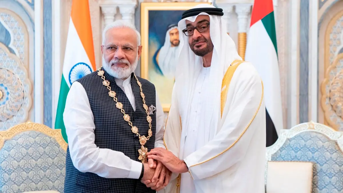 رفع التبادل التجاري إلى 100 مليار دولار.. الإمارات والهند توقعان اتفاقية شراكة اقتصادية شاملة