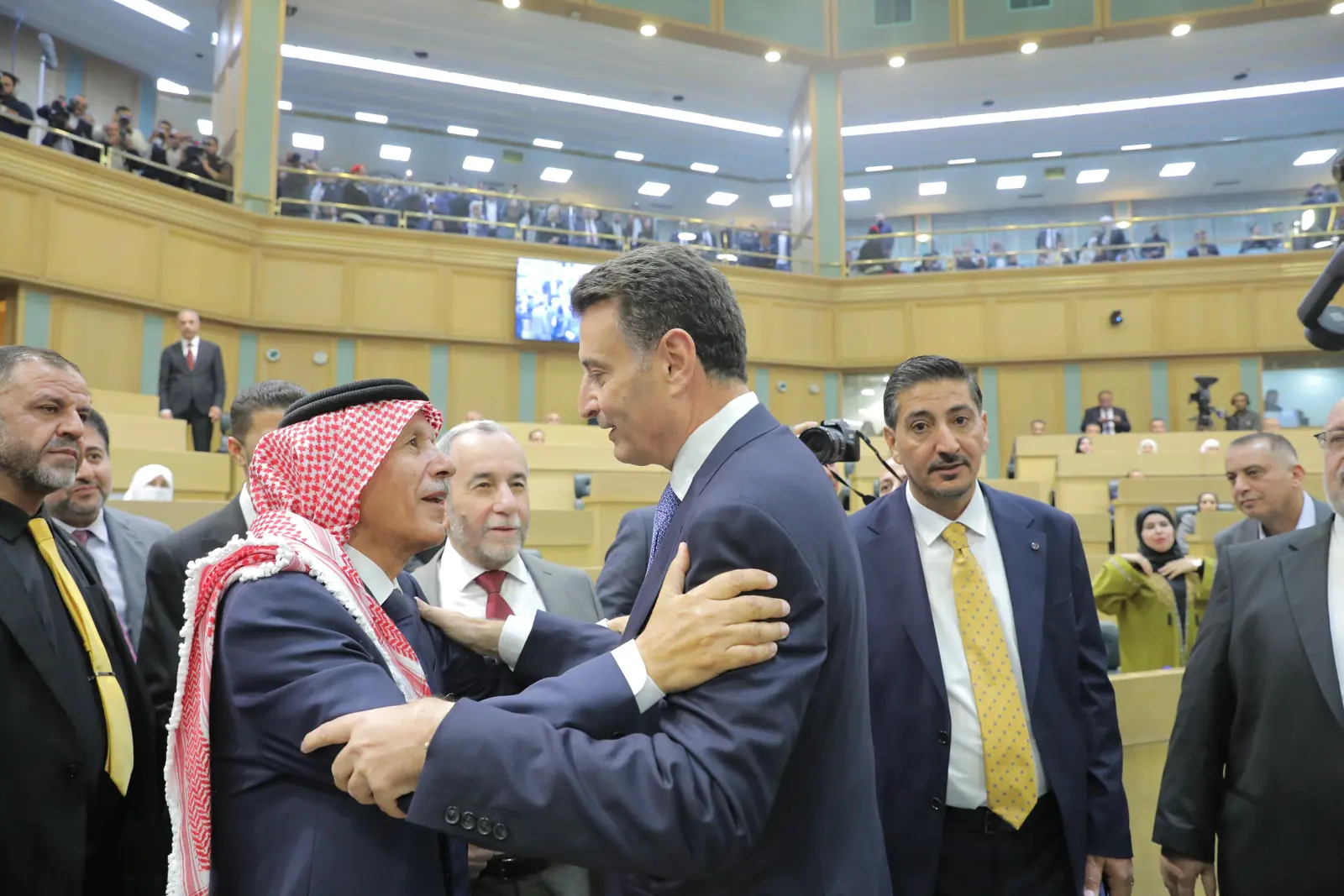 أحمد الصفدي ومرشح الإخوان المسلمين صالح العرموطي