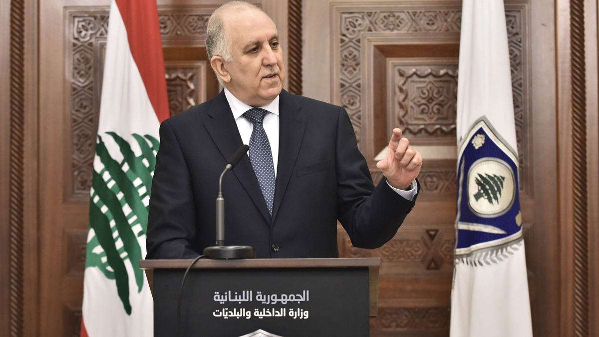 وزير الداخلية اللبناني: قوات الأمن وصلت إلى "الحضيض"