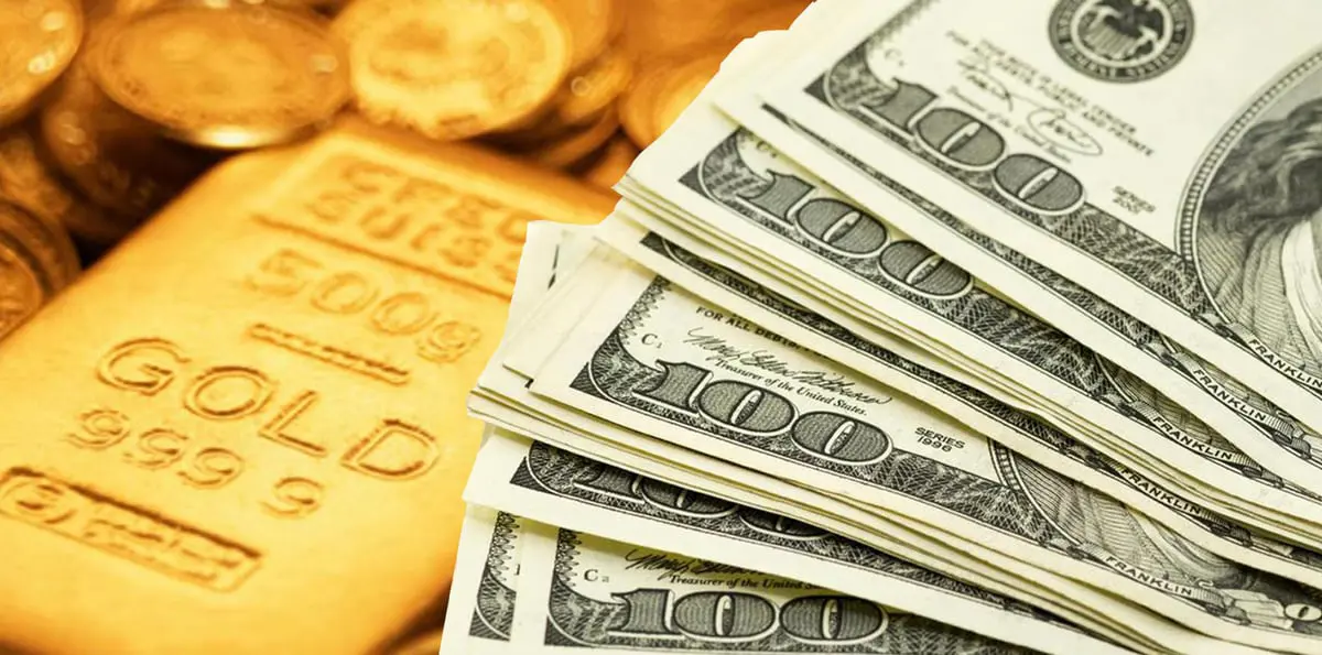 الذهب ينزل قليلاً مع انخفاض الدولار من أعلى مستوى في 7 أشهر