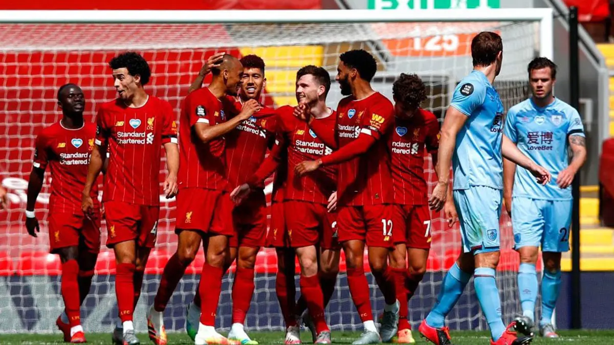 التعادل يحسم مواجهة ليفربول وبيرنلي في الدوري الإنجليزي