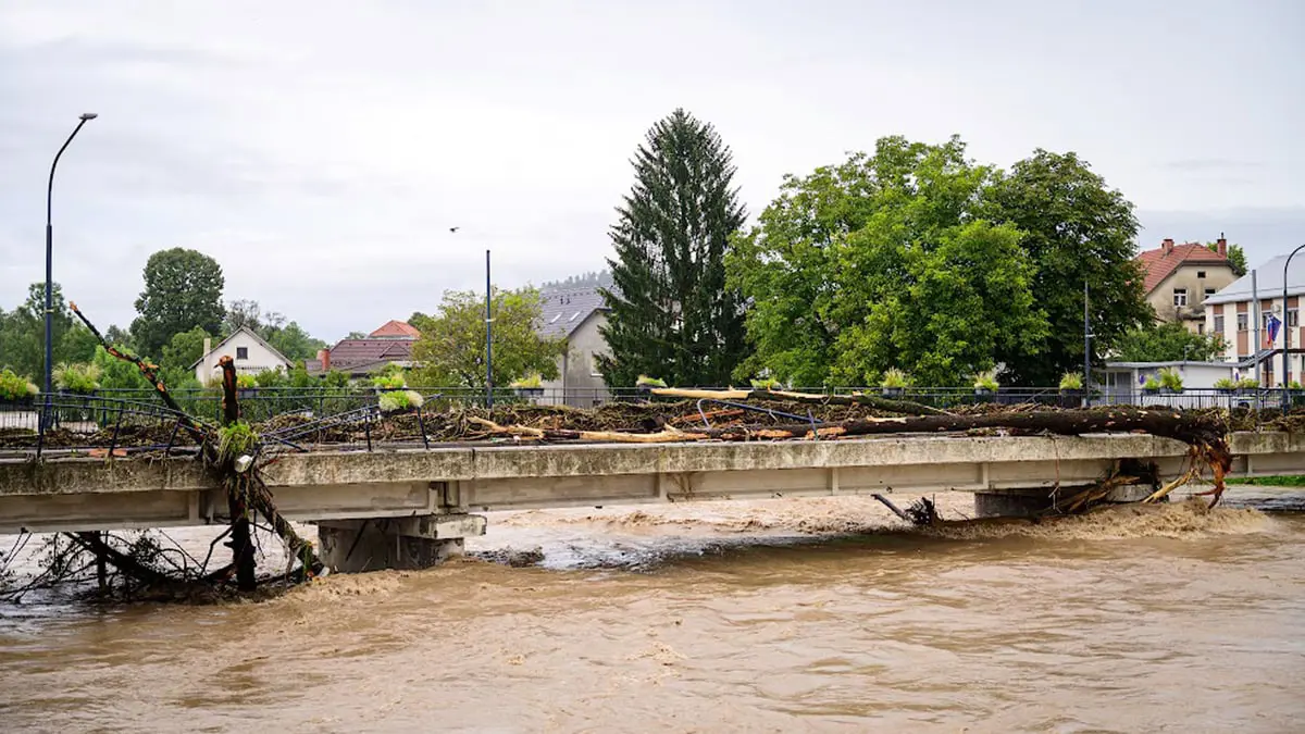 6 قتلى بفيضانات غير مسبوقة في سلوفينيا 