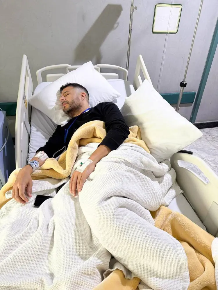 محمد حماقي من داخل المستشفى