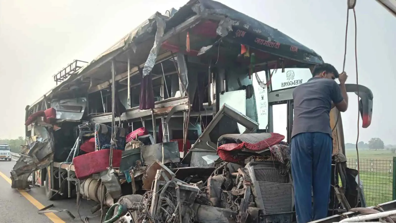 الهند.. سائق حافلة متهور يودي بحياة 18 راكبا