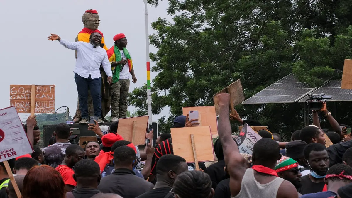 مظاهرات غانا تثير مخاوف انتشار عدوى الاحتجاجات في أفريقيا