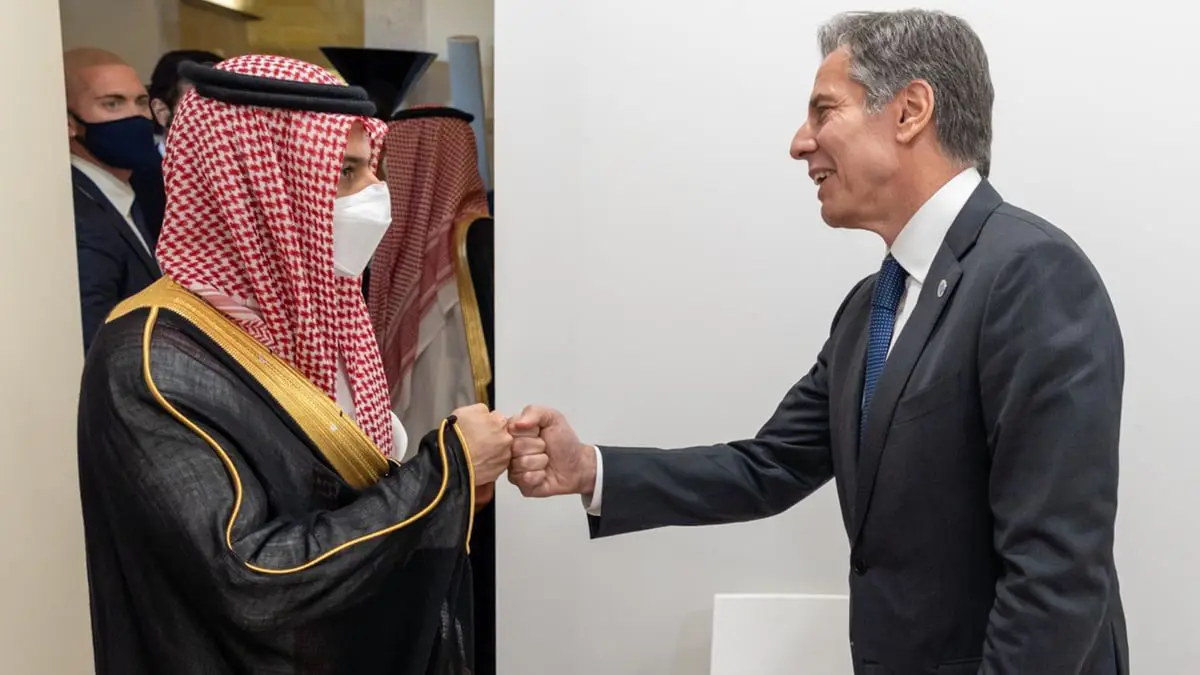 وزير الخارجية السعودي يبحث مع نظيره الأمريكي تعزيز التعاون الأمني