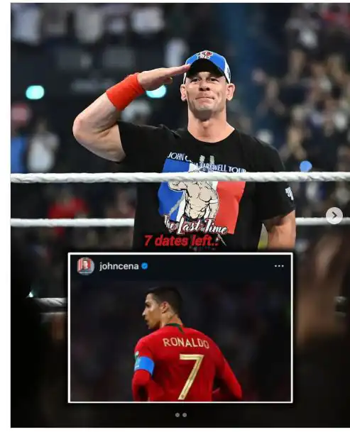 جون سينا ورونالدو