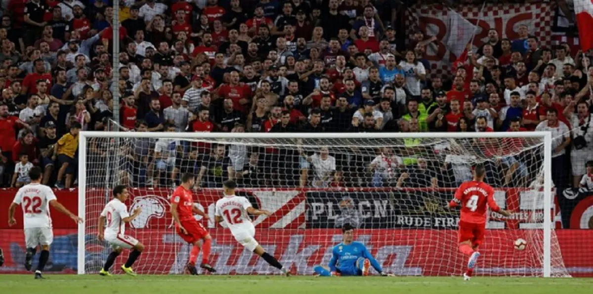 أهداف مباراة ريال مدريد وإشبيلية.. الملكي يتأخر بثلاثية (فيديو)