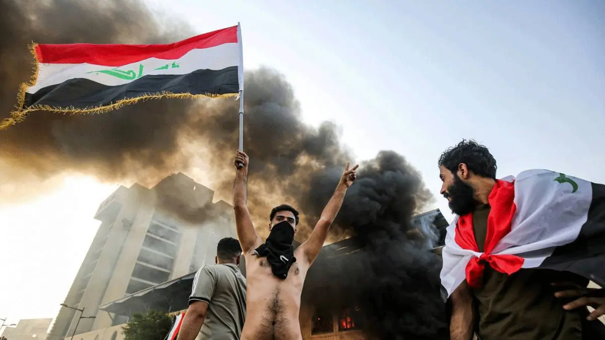 63 قتيلًا خلال يومين من الاحتجاجات في العراق‎