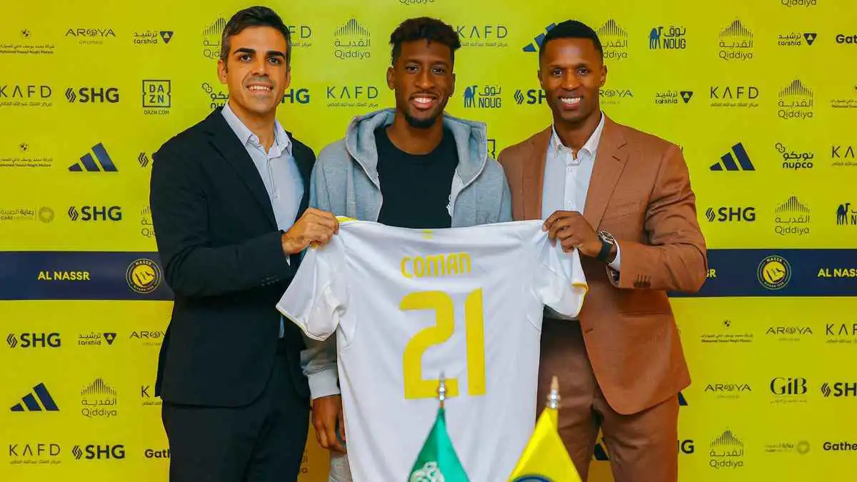 رسميًا: النصر السعودي يتعاقد مع كينغسلي كومان حتى 2028