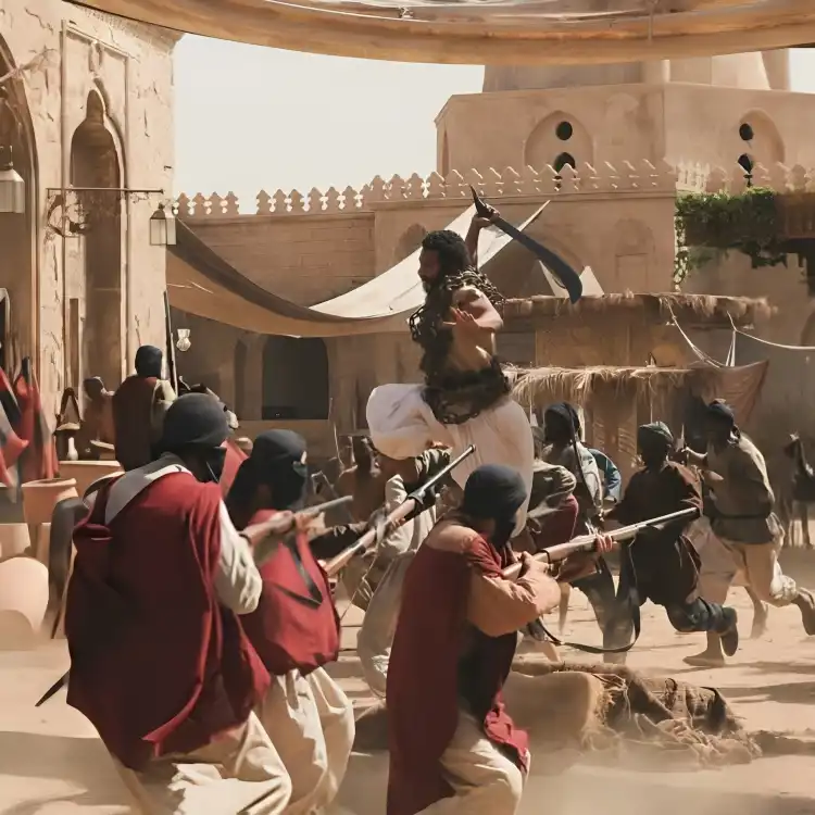 من فيلم "أسد" لمحمد رمضان