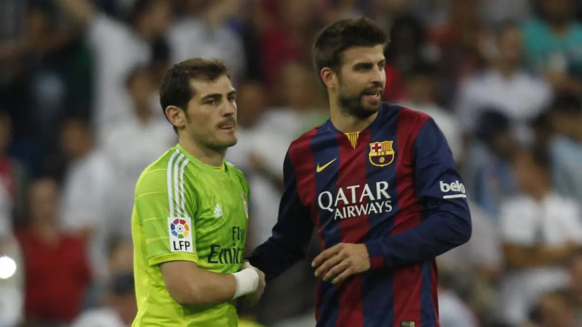 كاسياس يرد على بيكيه بعد احتفال الأخير بذكرى مرور 11 عاما على سداسية برشلونة في ريال مدريد
