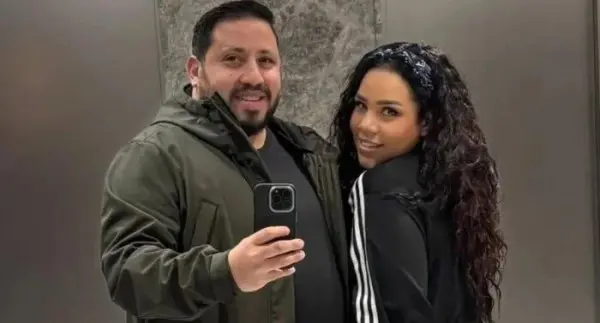 الفنانة شيماء سيف وزوجها المنتج محمد كارتر