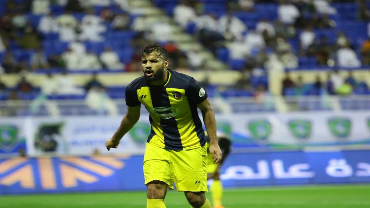 محمد الصيعري مهاجم المنتخب السعودي يطالب بالدعم الجماهيري في كأس آسيا