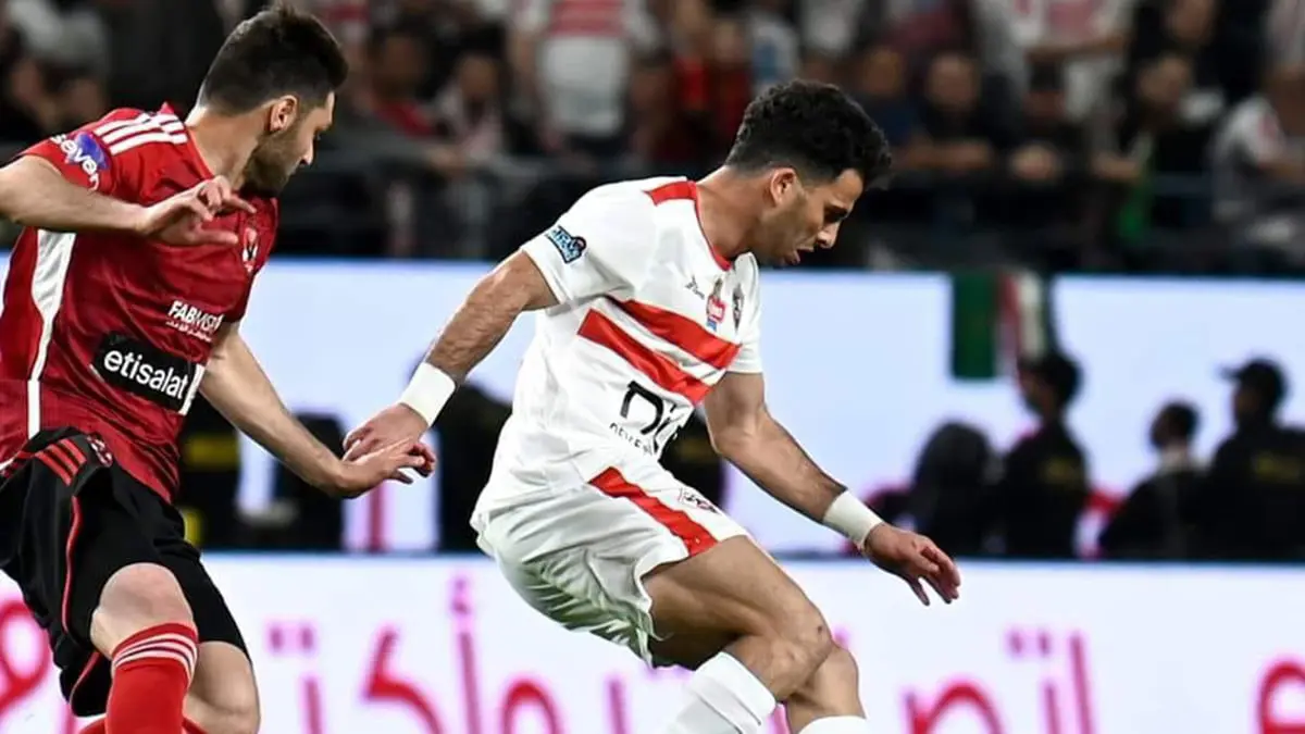 إصابة قوية لزيزو تجبره على الخروج من نهائي كأس مصر (فيديو)