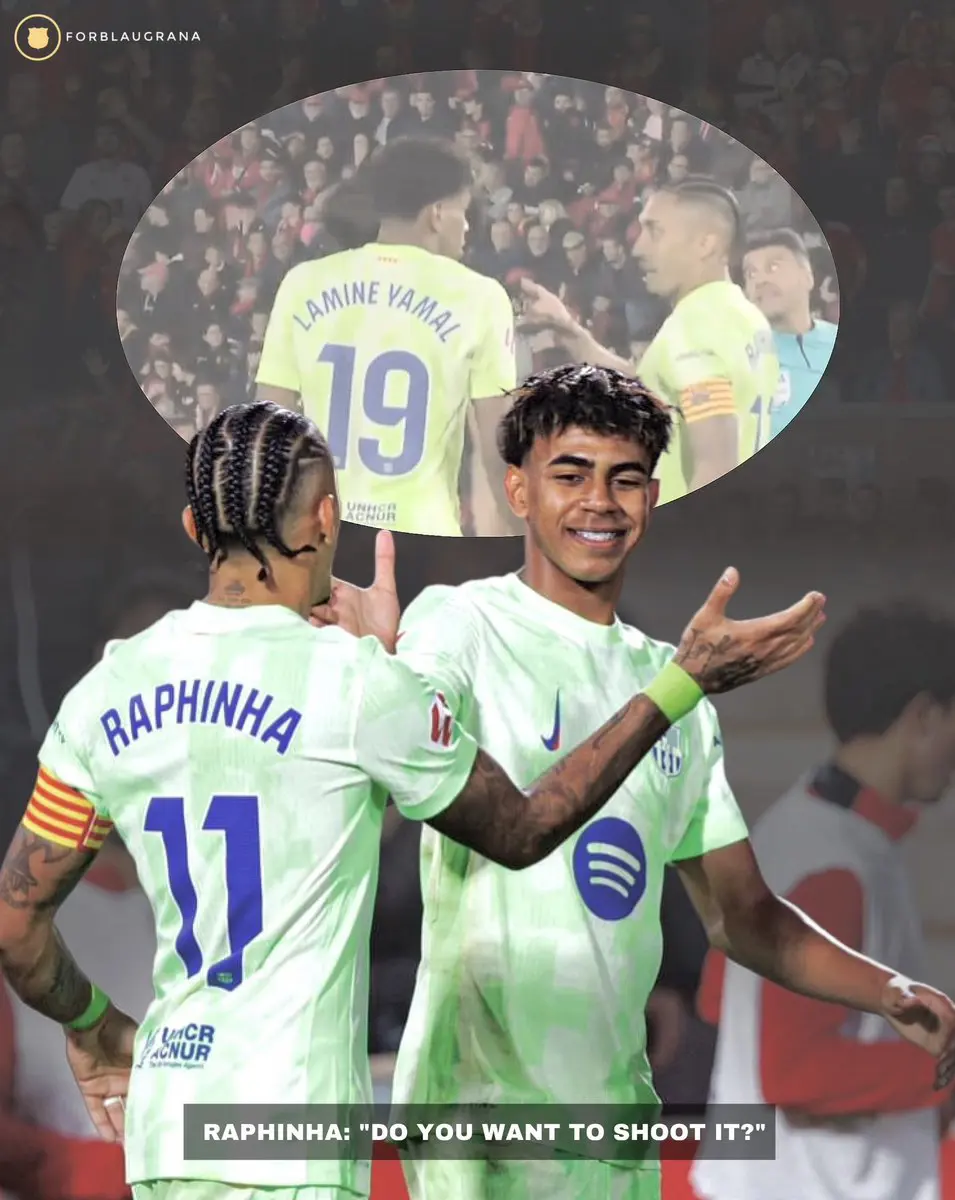 حديث يامال ورافينيا