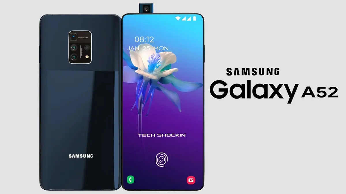 الكشف عن مواصفات وتصميم Samsung Galaxy A52‎