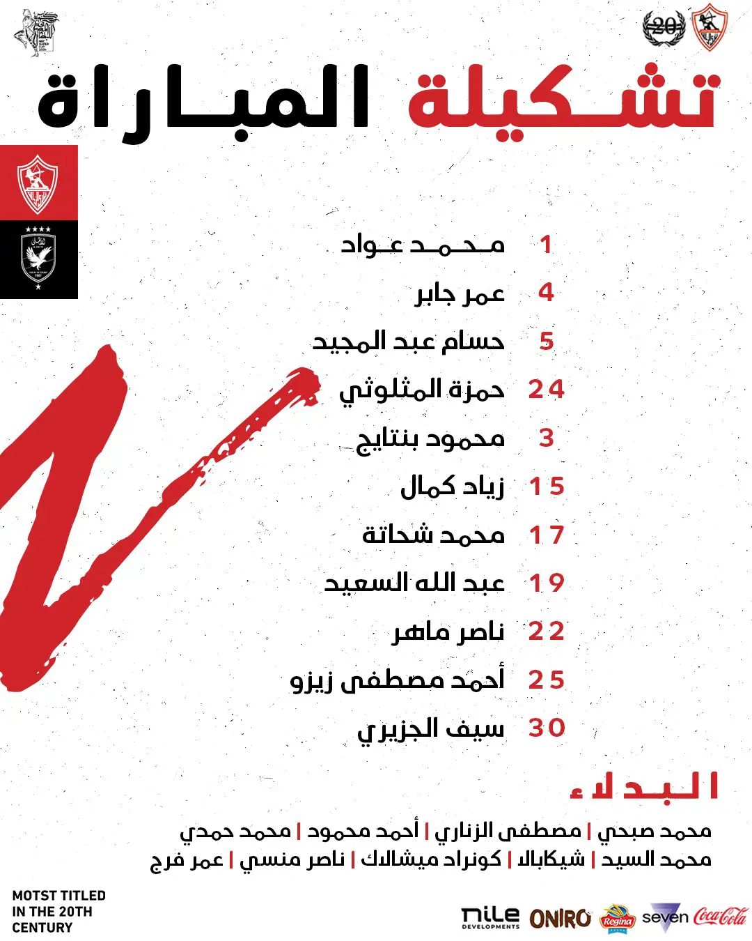 تشكيل الزمالك