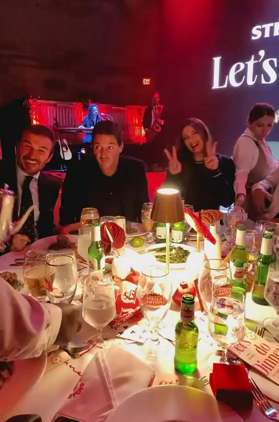 شارابوفا مع بيكهام