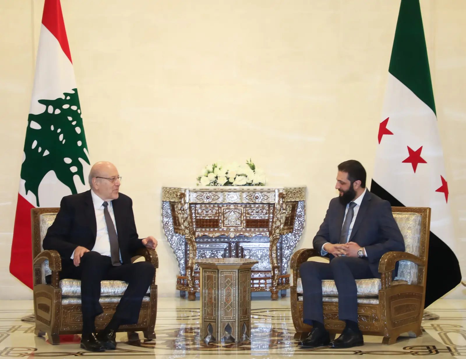 الشرع وميقاتي