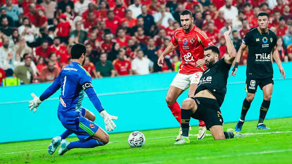 صورة تثير الجدل بشأن صحة قرار إلغاء هدف الزمالك أمام الأهلي (شاهد)