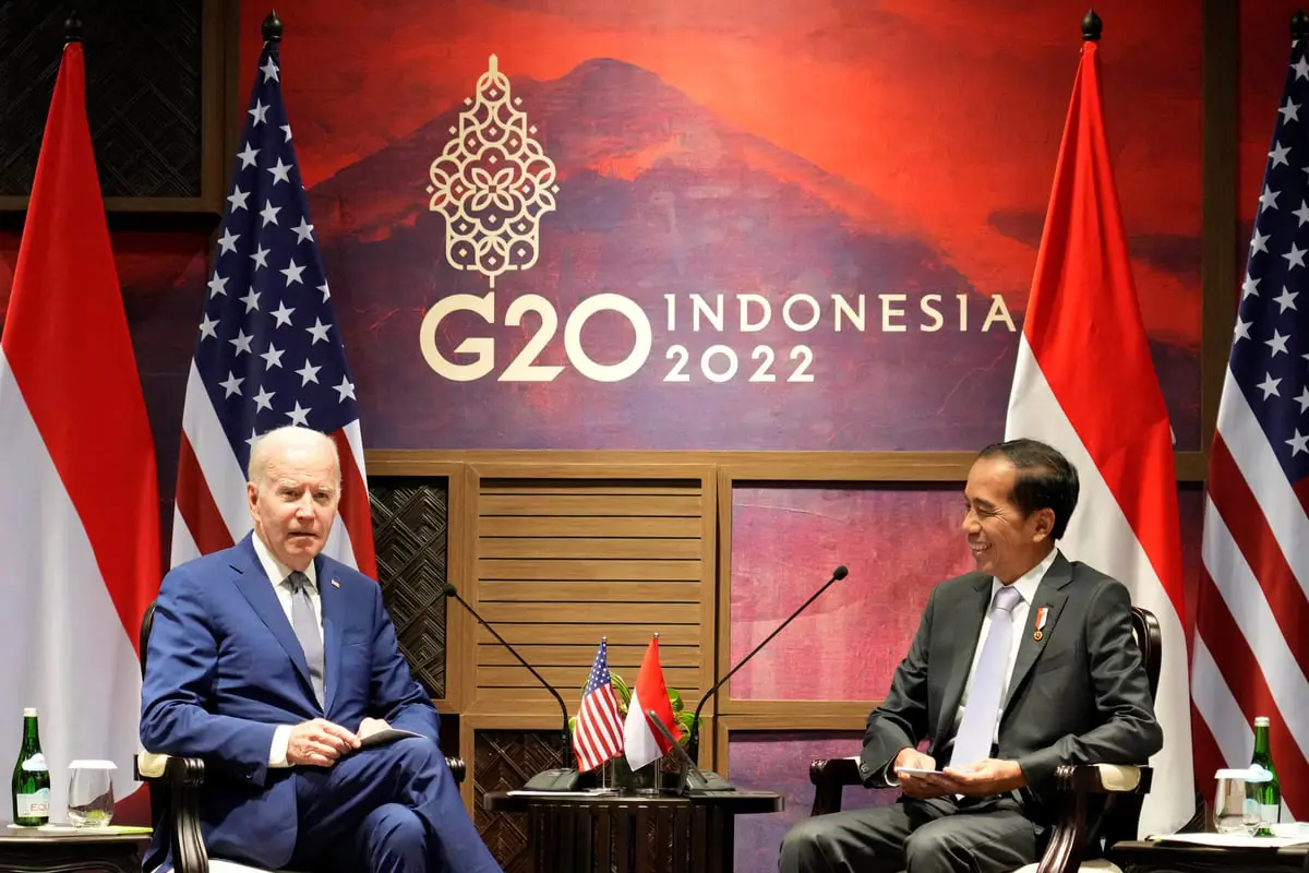 بايدن يبحث مع الرئيس الإندونيسي الاستقرار في المنطقة‎