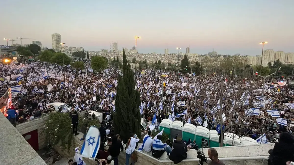 استعدادات أمنية كبيرة لتأمين مظاهرة مليونية مؤيدة للحكومة  الإسرائيلية 