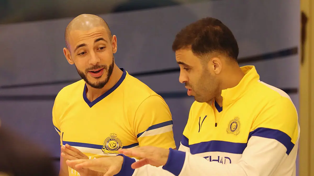 هل يشارك المغربي نور الدين أمرابط في مباراة النصر ضد الحزم في الدوري السعودي؟