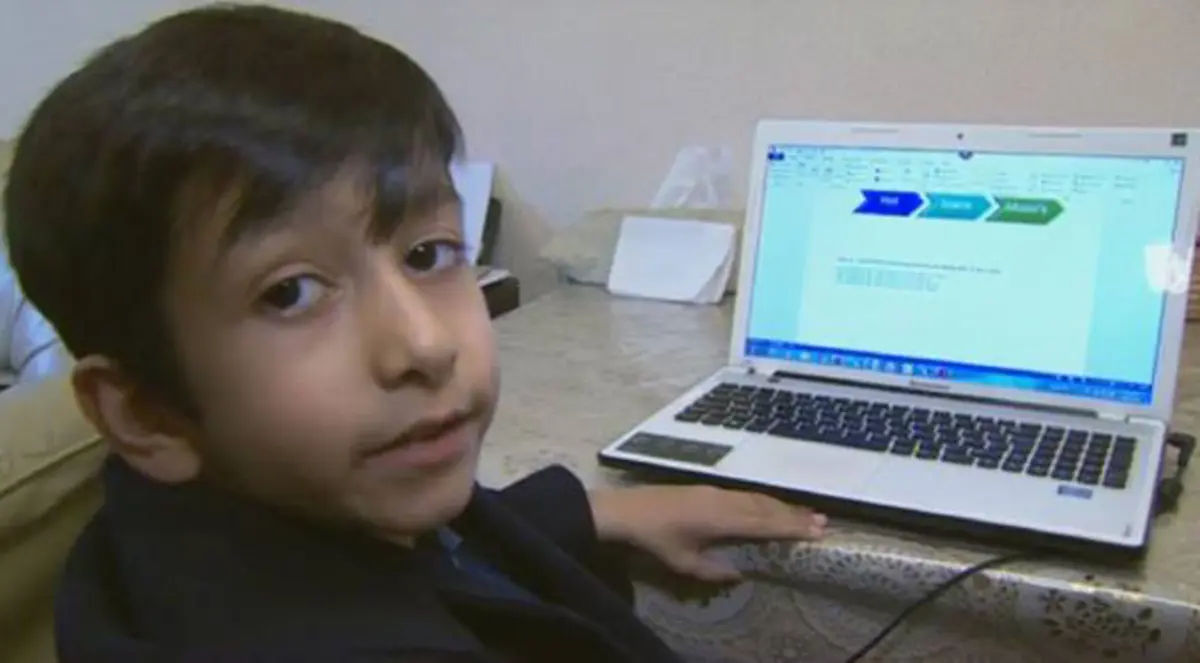 أصغر طفل يجتاز امتحان مايكروسوفت