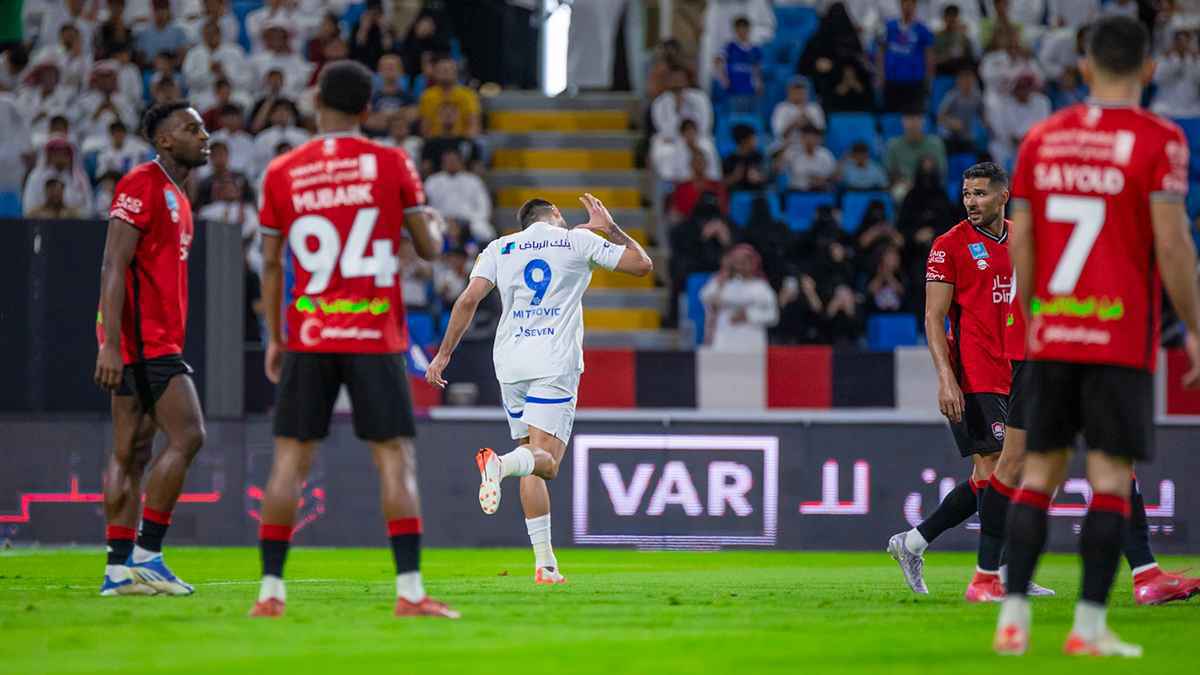 ترتيب هدافي الدوري السعودي بعد هدف ميتروفيتش في الرائد (فيديو) | إرم نيوز