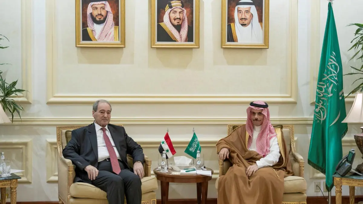 وزيرا خارجية السعودية وسوريا يبحثان وقف التصعيد في غزة