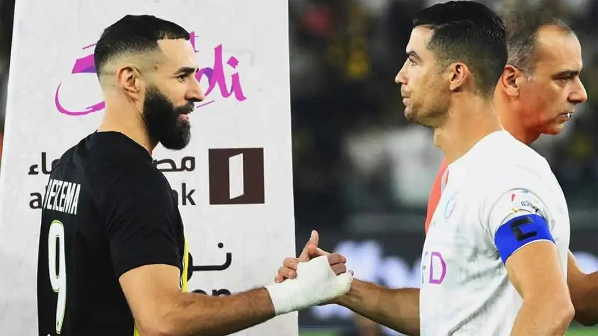 بنزيما يواجه كابوس رونالدو أمام الهلال