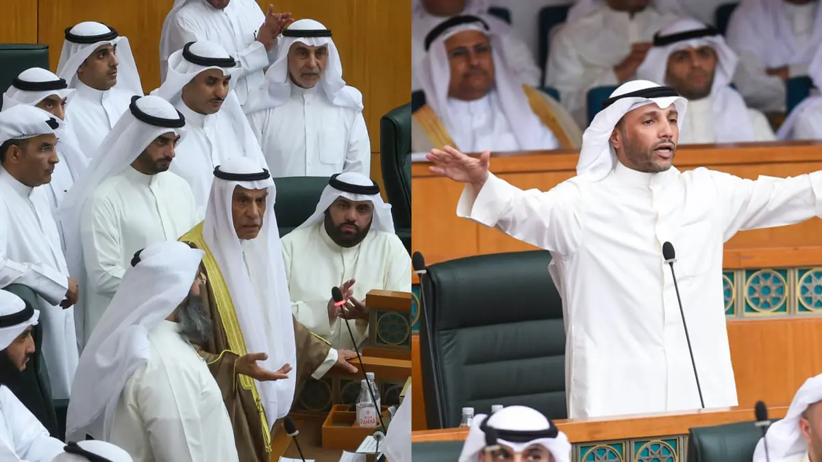 مرزوق الغانم يتعرض للإحراج في أولى جلسات البرلمان الجديد (فيديو)